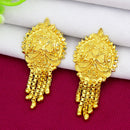 Mahavir Dye Gold Dangler Earrings