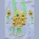 Sanshray Gold Plated Pearl Necklace Set