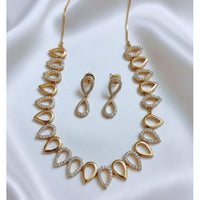 Sanshray Sparkling Austrian Stone Statement Necklace Set