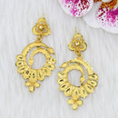 Mahavir Gold Plated Dangler Earrings