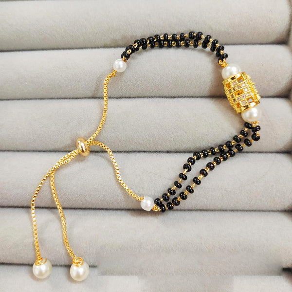 Lalita Creation Gold Plated Mangalsutra Bracelets