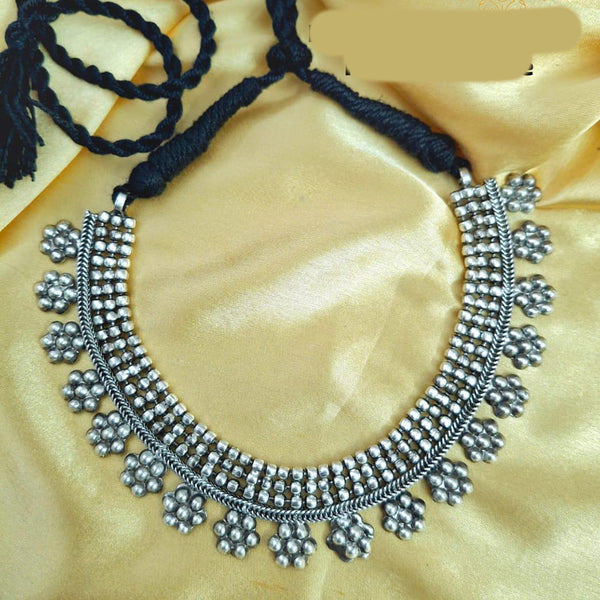 Lalita Creation Oxidised Plated Necklace Set