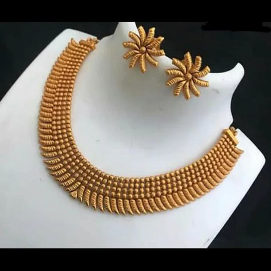 Darshana Jewels Gold Plated Necklace Set