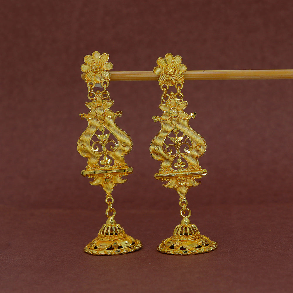 Mahavir Forming Look Wear Jhumki Earrings (Pack of 6)