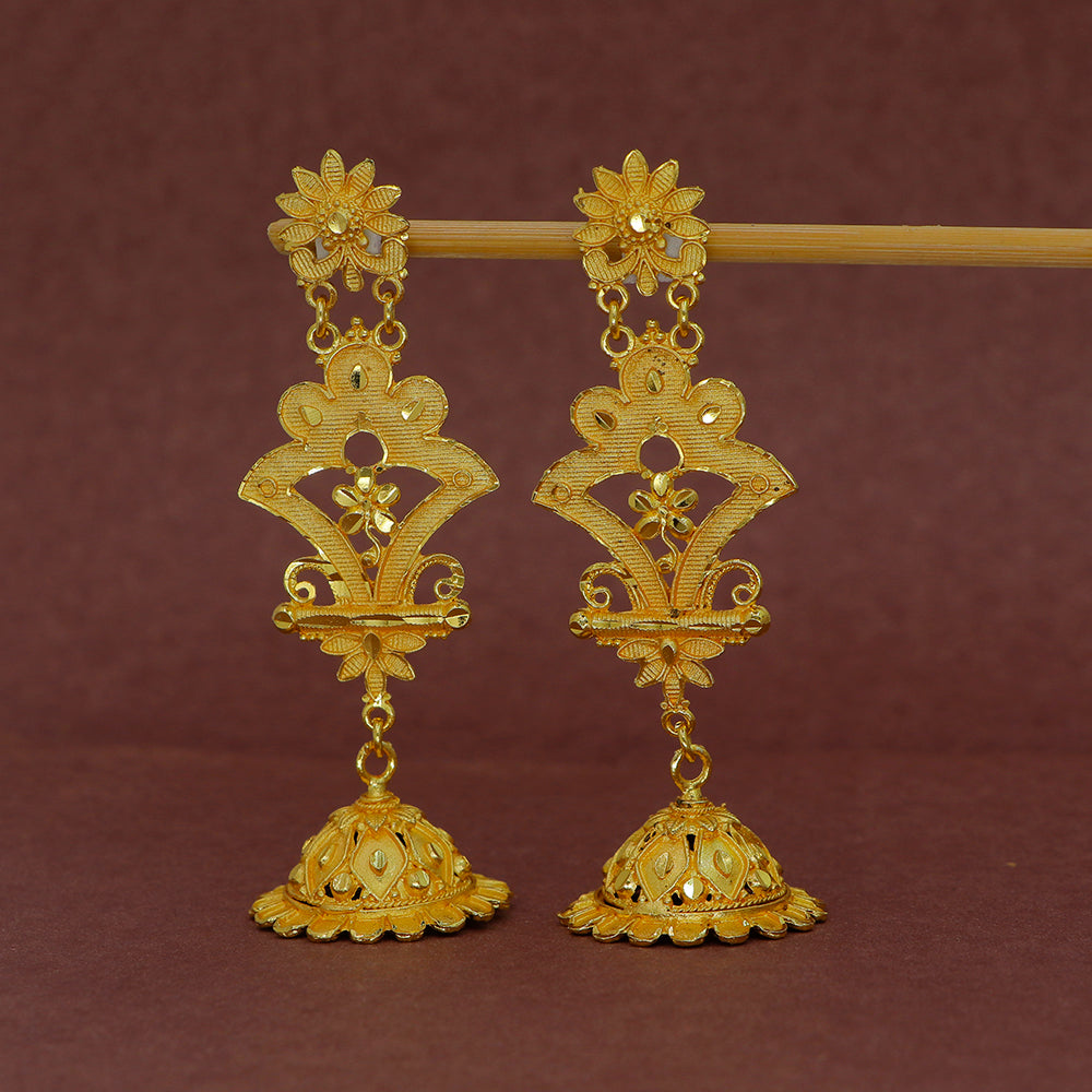 Mahavir Forming Look Wear Jhumki Earrings (Pack of 6)