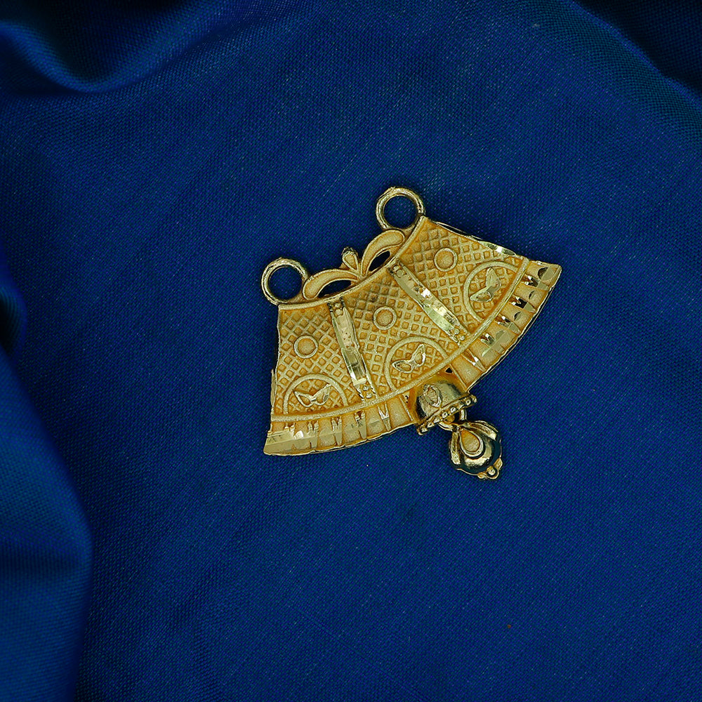 Mahavir Stylish DYE Gold Plated Pendant for Women  (Pack of 6)