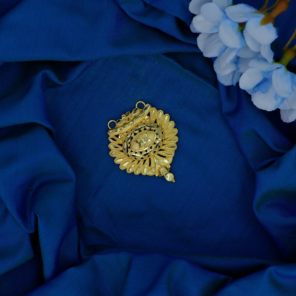 Mahavir Stylish DYE Gold Plated Pendant for Women (Pack of 6)