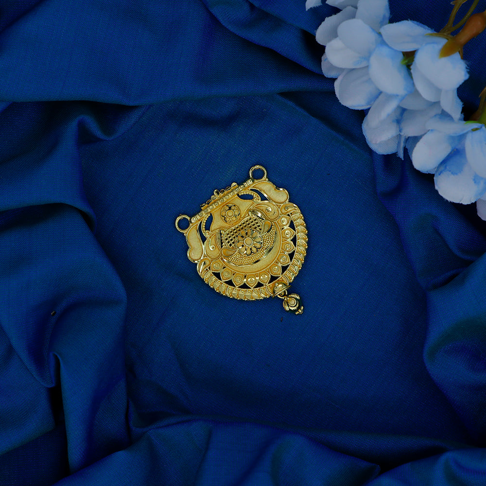 Mahavir Stylish DYE Gold Plated Pendant for Women (Pack of 6)