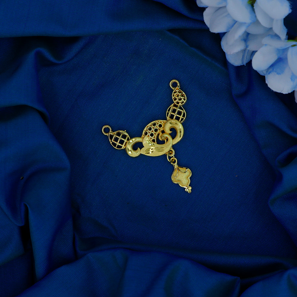 Mahavir Stylish DYE Gold Plated Pendant for Women (Pack of 6)