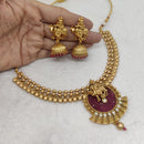 FS Collection Gold Plated Necklace Set