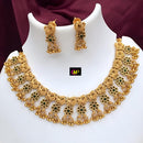 FS Collection Gold Plated Pota Stone Necklace Set