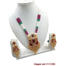 FS Collection Gold Plated Long Necklace Set