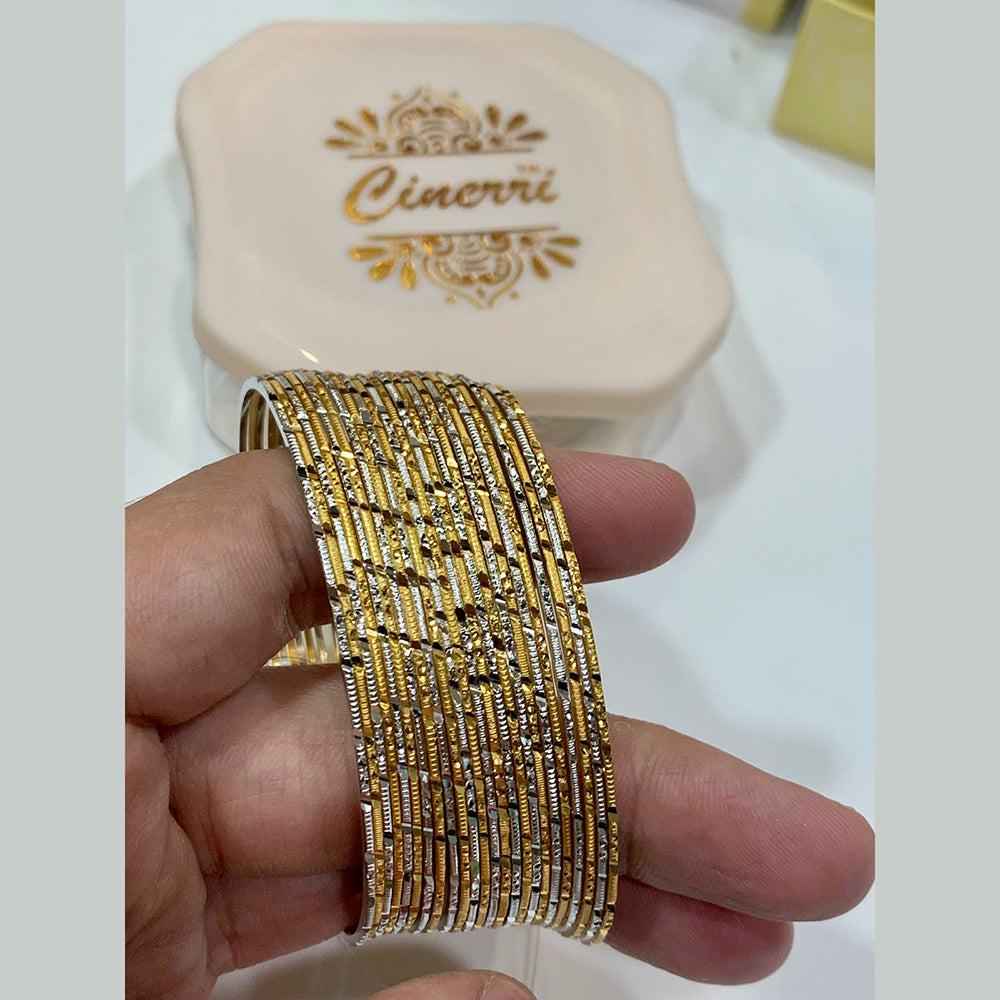 FS Collection Gold Plated Bangles
