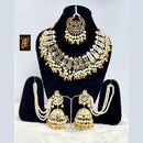 FS Collection Gold Plated Mirror Necklace Set