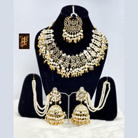 FS Collection Gold Plated Mirror Necklace Set