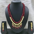 FS Collection Gold Plated Beads Necklace Set