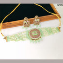 FS Collection  Gold Plated Crystal Stone Necklace Set