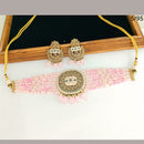 FS Collection  Gold Plated Crystal Stone Necklace Set