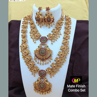 FS Collection Gold Plated Necklace Combo Set