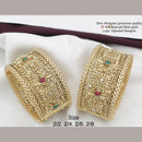 FS Collection Gold Plated Bangles Set