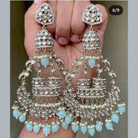 FS Collection Silver Plated Dangler Earrings