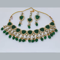 FS Collection Gold Plated Crystal Stone Necklace Set