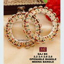 FS Collection Gold Plated Openable Bangles Set