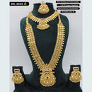 FS Collection Gold Plated Double Necklace Set