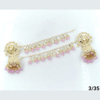 FS Collection Gold Plated Kanchain Jhumki Earrings