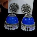 FS Collection Oxidised Plated Jhumki  Earrings