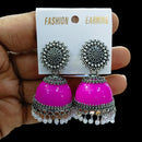 FS Collection Oxidised Plated Jhumki  Earrings