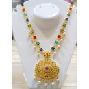 FS Collection Gold Plated Long Necklace