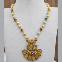 FS Collection Gold Plated Long Necklace