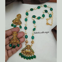 FS Collection Gold Plated Long Necklace Set