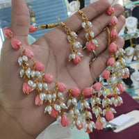 FS Collection Gold Plated Necklace Set