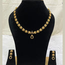 FS Collection Gold Plated AD Stone Necklace Set