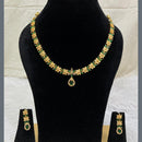 FS Collection Gold Plated AD Stone Necklace Set