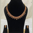 FS Collection Gold Plated AD Stone Necklace Set