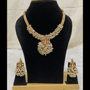 FS Collection Gold Plated Temple Necklace Set