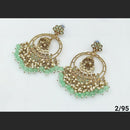 FS Collection Gold Plated Beads Dangler Earrings