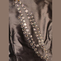 FS Collection Gold Plated Victorian Long Necklace