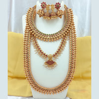 FS Collection Pota Stone Temple Necklace Combo
