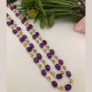 FS Collection Gold Plated Beads Long Necklace