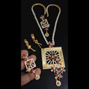 FS Collection Gold Plated AD Necklace Set