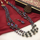 FS Collection Gold Plated Beads Long Necklace Set