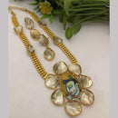 FS Collection Gold Plated Beads Long Necklace Set