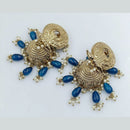 FS Collection Gold Plated Jhumki Earrings