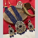 Fs Collection 2 Tone AD And Beads Necklace Set