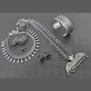 FS Collection Oxidised Plated Jewellery Combo