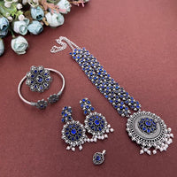 FS Collection Oxidised Plated Combo Set